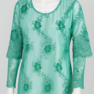 لباس زنانه فیروزه ای